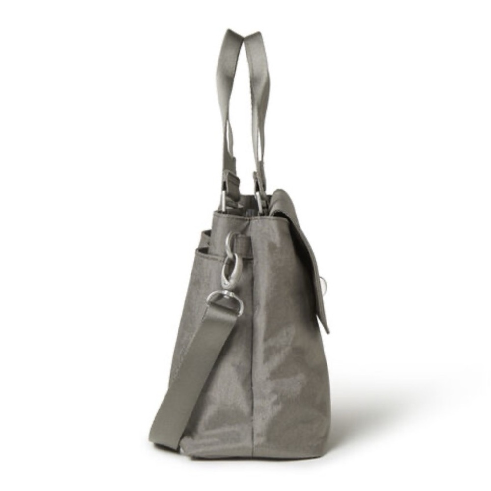 NEW Baggallini Satchel Tote with Multiple Compartments Turnlock, Crossbody Strap - Picture 12 of 13